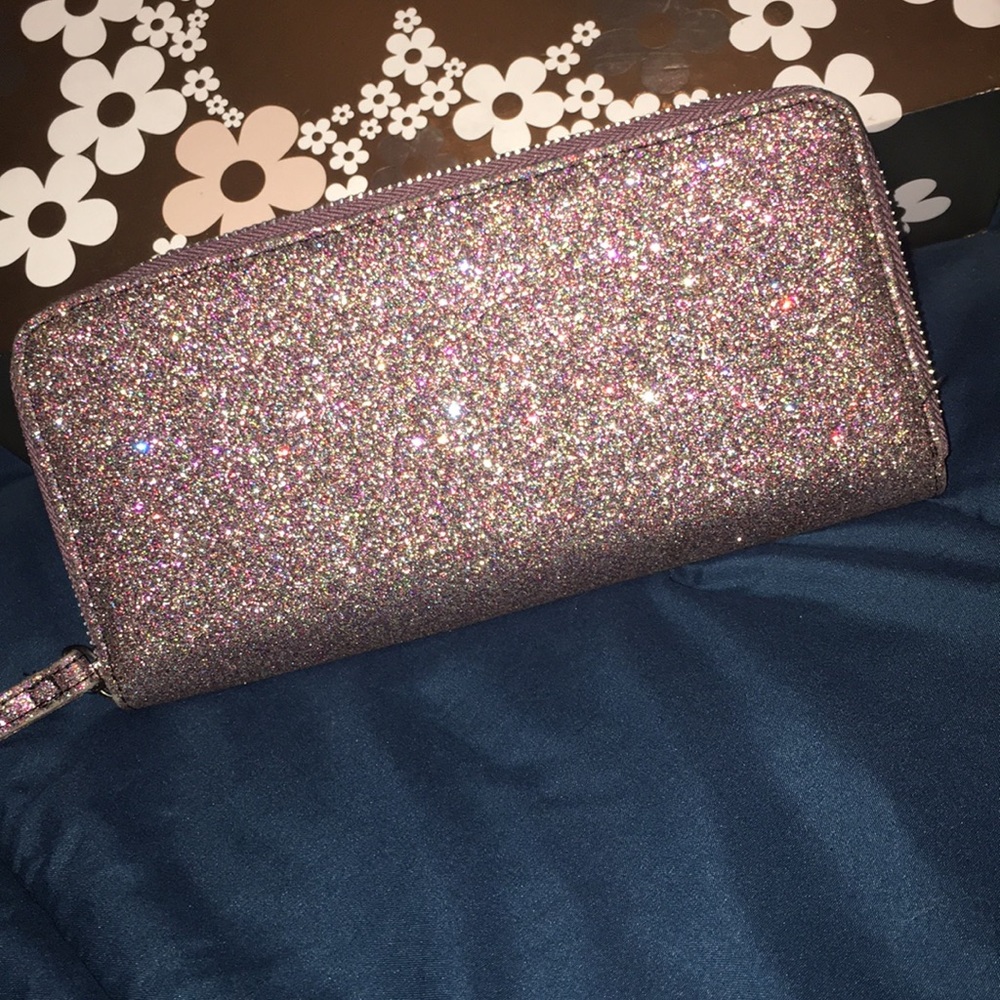 Glitter Zip Wallet